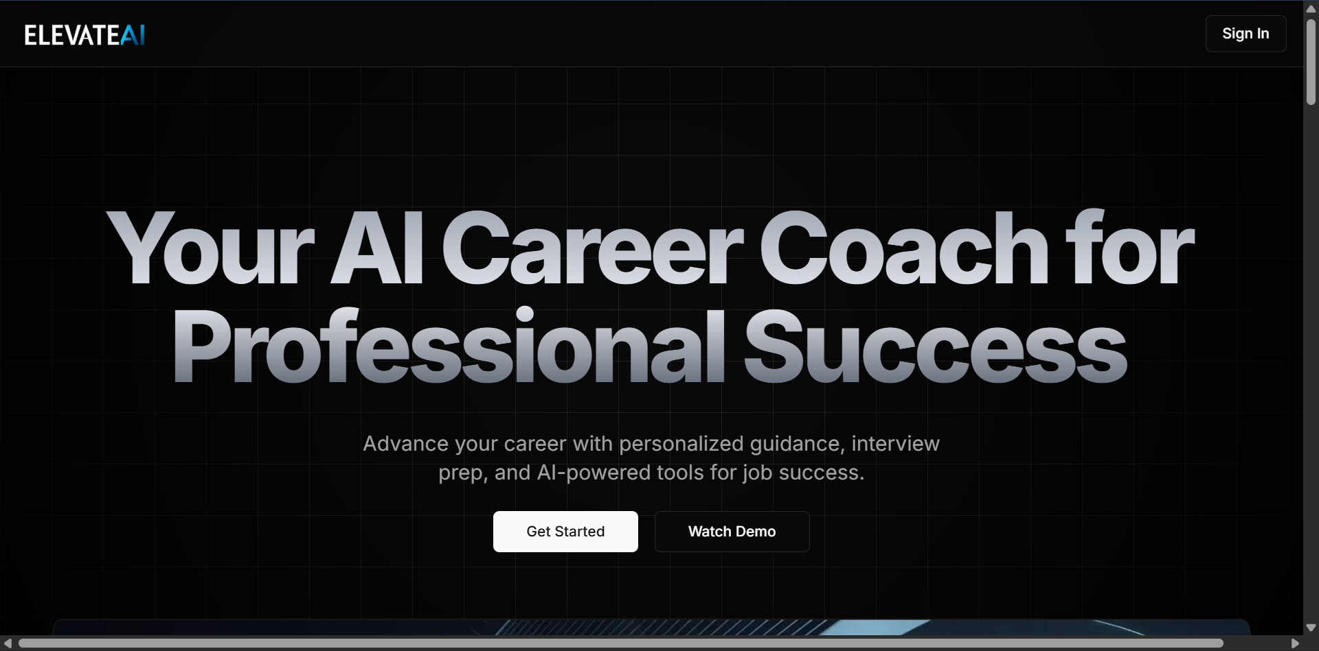 ElevateAI website
